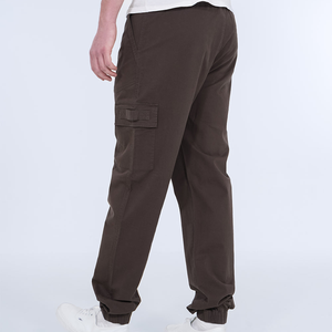 Pantalones Cargo de Lona Estilo Safari para Hombre, 100% Algodón, Ecológicos, de Secado Rápido, Resistentes al Viento, Antiarrugas, Transpirables, con Decoración Vintage - Product Image 6