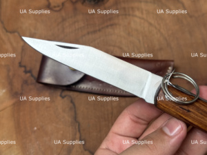 Wholesale OEM Traditional Ring <b>Lock</b> Folding Knife Rosewood Handle Carbon Steel Industrial Grade Drop Point 11 UA Supplies - Product Image 5