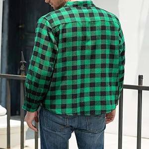 Camisa de Franela para Hombre de Buena Calidad, Totalmente Personalizable, de Venta Caliente, Antiarrugas, de Alta Calidad - Product Image 2