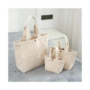 2024 GOTS Approved Customize Name Cotton Woven Ladies Casual Big Capacity Reusable Shopper Sustainable <b>Machine</b> Friendly Tote Bag - Product Image 5