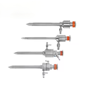 Trocar เครื่องมือผ่าตัดส่องกล้องสเตนเลสสตีลใช้ซ้ำได้เครื่องมือผ่าตัดสัตวแพทย์ - Product Image 4