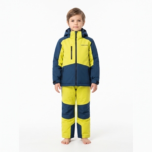 Traje de Nieve para Niños, Impermeable, Cortavientos, Cálido y Transpirable, con Capucha de Orejas de Conejo, Traje de Snowboard de Poliéster con Cierre - Product Image 5
