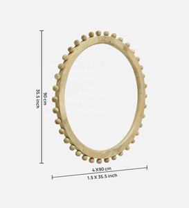 Espejo Contemporáneo de Madera Maciza para Sala de Estar, Hoteles, Restaurantes, Villas y Dormitorios - Product Image 6