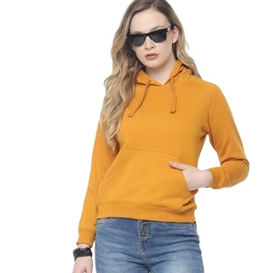 Women's Custom Premium Quality 100% Cotton Fleece Pullover Hoodie Breathable Sweatshirt With Plain Design Outdoor Fashion hoodie - Product Image 1