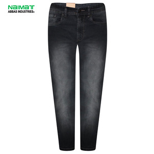 Nuevos Jeans de Mezclilla Negros para Hombre, Corte Ajustado, Tela de Algodón Elástica, Estilo Casual, Pantalones de Moda para Uso Diario, Suaves y Cómodos - Product Image 1