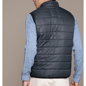 2026 Custom Logo Unisex Nylon Down Sleeveless Puffer Padded Vest Bodywarmer Coat Bubble <b>Jacket</b> <b>Warm</b> Winter <b>Men</b> Streetwear Gilet - Product Image 4