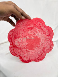 Sets de table en marbre écologiques, motifs modernes avec des paillettes dorées, designs personnalisés en cristal, motifs inspirés des géodes artisanales, imperméables, Inde - Product Image 4