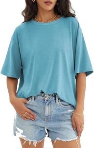 Solid Cross-Border Export Spring Summer New Collection Women's Casual Short-Sleeved <b>Butterfly</b> Sleeve Loose Knitted T-Shirt <b>Tops</b> - Product Image 5