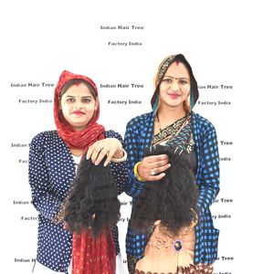 Extensions de cheveux humains indiens bouclés noirs naturels vierges vietnamiens, alignés aux cuticules, double trame, vente en gros directe usine - Product Image 6