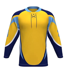 Personnalisation, créez votre propre logo imprimé sur un maillot de hockey sur glace, vente en gros, meilleure qualité, respirant, maillot de hockey unisexe pour équipe - Product Image 4