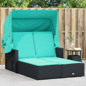 Chaise longue double noire - Product Image 1