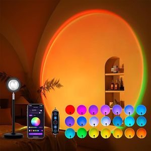 Lampada di Proiezione Tramonto a 21 Colori: Luci Sceniche che Mostrano un Abbagliante Spettacolo di Colori del Tramonto - Product Image 1