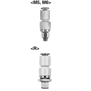SMC Pneumatics KSH04-M5 Raccord rotatif à une touche Pièce pneumatique de haute qualité - Product Image 3