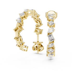 Chic transporter 14K Mossanite bijoux dame cadeau 10K/14K /18K/22K/925 argent poire coupe Moissanite boucles d'oreilles - Product Image 4