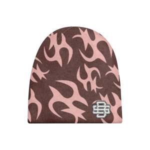Gorro Unisex con Estampado de Llamas, Sublimación, Acrílico, Invierno, Estilo Urbano, Casual, Adulto, 56-58CM - Product Image 3