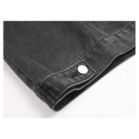 Veste en jean décontractée pour hommes, vente en gros, respirante, élégante, en coton, design personnalisé, grande taille, tricotée pour l'hiver, haute qualité