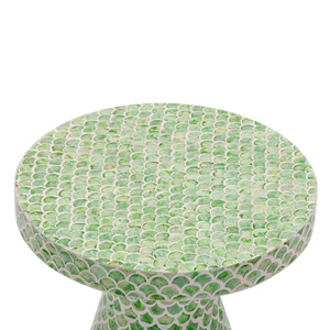 Luxury Mother of Pearl side <b>table</b> décor, made in Vietnam with timeless craftsmanship for modern and sophisticated interiors. - Product Image 4