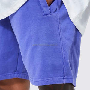 กางเกงขาสั้นกอล์ฟผู้ชายผ้าโพลีเอสเตอร์สีพื้นเรียบง่ายแบบสวมใส่สบาย แห้งเร็ว ซับเหงื่อ พร้อมเชือกผูกเอวสูง  รับสกรีนโลโก้ได้ - Product Image 2