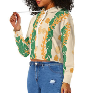 Breathable Quick Dry Casual Solid Color <b>Crop</b> <b>Top</b> sublimation <b>Hoodies</b> Comfortable High Quality sublimation <b>Crop</b> <b>Top</b> Hoodie - Product Image 3