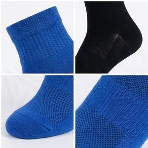 Chaussettes North Approach pour homme, bleu noir bleu clair, motif lettres, respirantes, chaussettes décontractées d'été pour adultes - Product Image 4