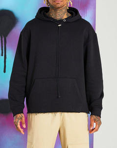 Sweat-shirt à capuche personnalisé de haute qualité, impression en relief, luxe, surdimensionné, pour hommes - Product Image 5