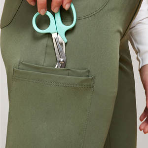 Conjunto de Uniforme Clínico Moderno, Traje Médico de Manga Corta con Cuello Alto para Hospitales 2026 - Product Image 6