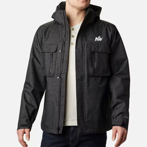 <b>Men</b> <b>Rain</b> <b>Jackets</b> Outdoor Waterproof Breathable Wind Resistant <b>Lightweight</b> Hiking Fishing Everyday Adventure - Product Image 1