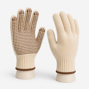 Guantes de Nailon Antideslizantes con Puntos, Resistentes al Calor, 10 mil de Grosor, 10 Pulgadas de Largo, Sin Silicona, Transpirables y Duraderos para el Trabajo Diario - Product Image 3
