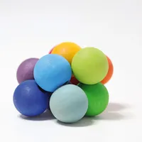 Juguete de Bloques de Construcción de Madera con Bolas de Colores - Desarrolla las Habilidades Prácticas y el Pensamiento de los Niños, Agarrador de Cuentas