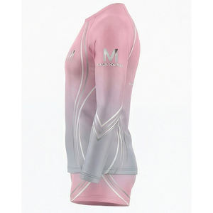 ชุดยูนิฟอร์มเชียร์ลีดเดอร์ผ้าโพลีเอสเตอร์พิมพ์ลายประสิทธิภาพสูง เสื้อแขนยาว กางเกงขาสั้น ชุดฝึกซ้อมและแข่งขันระดับมืออาชีพ - Product Image 4