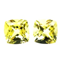 Nouvelles pierres précieuses PDM, quartz citron, forme coussin, taille facetée, pierres précieuses en vrac pour la fabrication de bijoux, bagues/boucles d'oreilles, provenant d'un grossiste indien