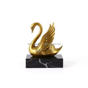 Estructura de animales, escultura de cisne de aluminio fundido para Decoración de mesa de lujo, escultura de regalos por Decor IMPEX - Product Image 5
