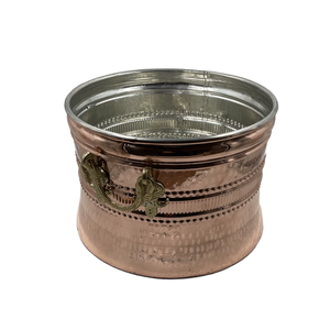 Premium Copper Foam <b>Bucket</b> with Special Design <b>Tin</b> Material Water <b>Bucket</b> for Foam Massage Different Patterns - Product Image 2