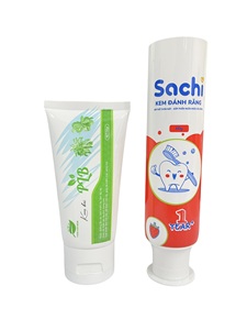 หลอดพลาสติกสีขาวขนาด 80 มล. สำหรับใส่ผลิตภัณฑ์ทำความสะอาดผิวหน้า พร้อมบรรจุภัณฑ์แบบบีบเนื้อนุ่ม พิมพ์โลโก้ด้วยเทคนิคซิลค์สกรีน สำหรับผลิตภัณฑ์ดูแลผิว - Product Image 3