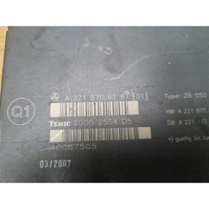 ECU และโมดูลคอมพิวเตอร์มือสองสำหรับรถยนต์ S-class รุ่น 2218706187 - Product Image 2