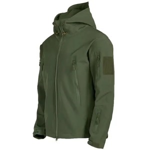 Chaqueta de Ciclismo Softshell Personalizada OEM para Hombre, Cortavientos, con Cremallera, Resistente al Agua, Logotipo Reflectante en la Parte Delantera, Cuello con Capucha, para Deportes de Invierno - Product Image 5