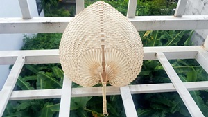 Éventail en bambou fabriqué au Vietnam, éventail artisanal naturel, éventail rafraîchissant pour l'été, fabricant en gros, exportation - Product Image 6