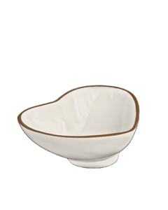 Decoración de Mesa para el Día de San Valentín, Tazón de Corazón Blanco Esmaltado, Tazones Decorativos para Dulces, Caramelos y Chocolate, Precio Económico - Product Image 1