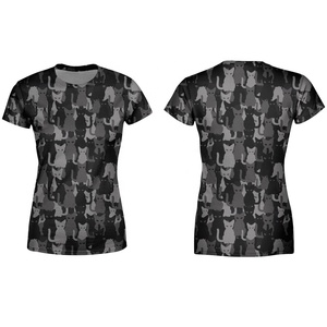 <b>Women's</b> Eco-Friendly Camouflage Printing Sublimated Gym Tshirts Casual Outdoor Sports Wholesale - Product Image 3