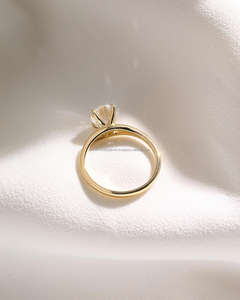 IGI/GIA Lab Grown Cut Diamond Vintage 14K Anillo de boda/compromiso amarillo Unisex Oro blanco fino para fiesta de aniversario-Worthy - Product Image 3