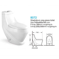 Ensemble de toilette doré, cuvette de toilette, léger, pour salle de bains, une pièce, toilette