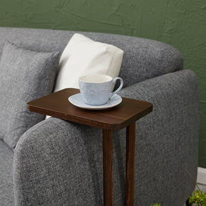 Mesa Auxiliar de Sofá de Madera Maciza Hecha a Mano, la Más Vendida, Mesa de Brazo para Sofá, Mesa Pequeña para Sala de Estar, Muebles para el Hogar - Product Image 1