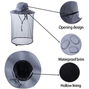 Chapeau d'apiculteur de haute qualité avec voile intégral pour la protection des abeilles – Vente en gros - Product Image 3
