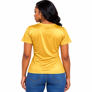 Camiseta KDP para mujer, camiseta clásica con cuello redondo y manga corta, camiseta con estampado gráfico inspirado en la hermandad, ligera, cómoda y a la moda - Product Image 2