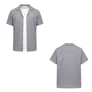 เสื้อเชิ้ตแขนสั้นผู้ชาย ผ้าโพลีเอสเตอร์ สวมใส่สบาย ทรงปกติ ราคาถูกที่สุด - Product Image 6