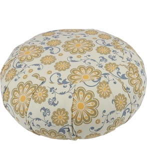 Coussin de méditation plissé rond en vrac, coussin de sol style Zafu, coussin de méditation yoga pour soulager le stress et la méditation profonde - Product Image 3
