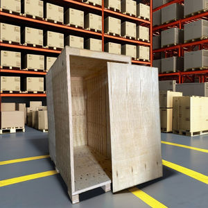 Caja de Madera Resistente y Reciclable para Transporte, Caja de Contrachapado LVL, Caja Sólida Plegable, Apilable y Encajable para Logística y Almacenamiento - Product Image 2