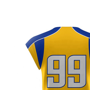 Maillot de football rayé personnalisé en gros, uniforme de baseball uni, chemise respirante anti-humidité, maillot d'équipe OEM ODM - Product Image 5