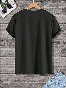 Camisetas Gráficas para Hombre, Estampado Floral, Manga Corta, Cuello Redondo, Camiseta Vintage, Camiseta Informal de Verano - Product Image 3