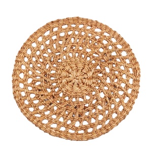 Mantel individual de hierba de mar con encanto rústico, decoración de escritorio, manteles duraderos, almohadillas para cocina, cena, manteles individuales de diseño increíble, precio bajo - Product Image 1